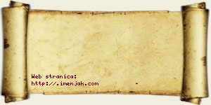 Andjelina Šaranović vizit kartica